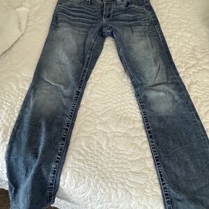 Buckle Black Bootcut Denim Jeans